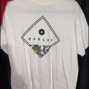 Hurley white t shirt